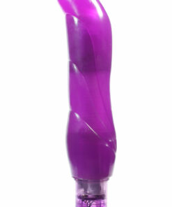 Jelly Caribbean Orion Vibrator Number 8 Waterproof 7in - Purple