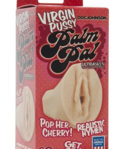 Palm Pal Ultraskyn Masturbator - Virgin Pussy - Vanilla