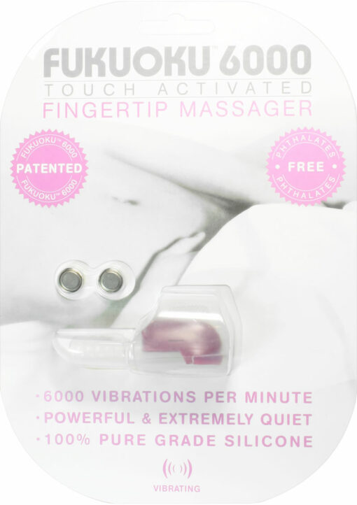 Fukuoku 6000 Fingertip Silicone Massager - Pink