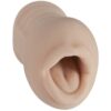 Sasha Grey Ultraskyn Deep Throat Pocket Masturbator - Mouth - Vanilla