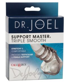 Dr. Joel Kaplan Support Master Triple Smooth Cock Ring - Smoke