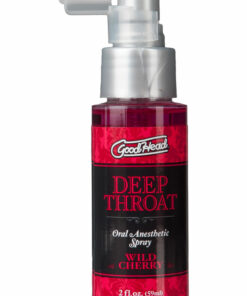 GoodHead Deep Throat Oral Anesthetic Spray Wild Cherry 2oz