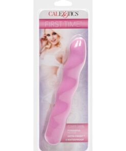 First Time Power Swirl Vibrator - Pink