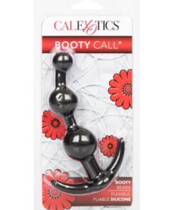 Booty Call Booty Beads Silicone Anal Beads - Black