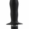 Booty Call Booty Rocket Silicone Vibrating Butt Plug - Black