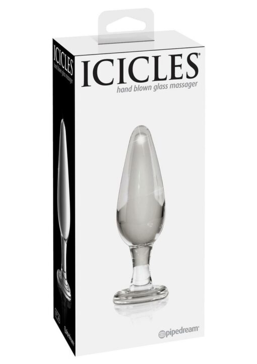 Icicles No. 26 Glass Anal Plug - Clear