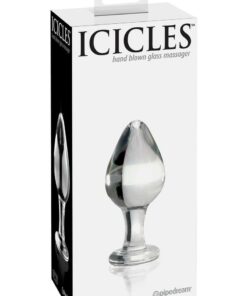 Icicles No. 25 Glass Anal Plug - Clear