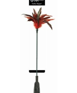 Sex and Mischief Feather Slapper - Black/Red