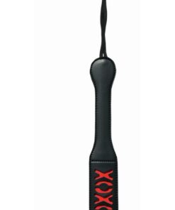 Sex and Mischief XOXO Paddle 12in - Black