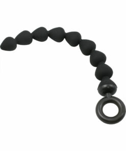 Sex and Mischief Silicone Anal Beads - Black