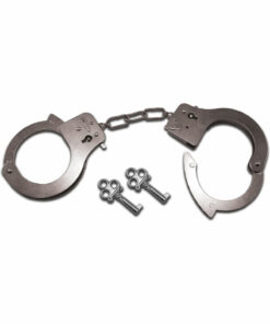 Sex and Mischief Metal Handcuffs - Silver