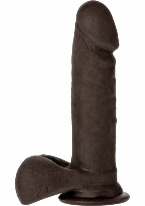 The Realistic Cock Ultraskyn Dildo 6in - Chocolate