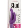 Power Stud Over and Under Vibrator - Purple