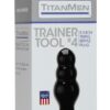 TitanMen Trainer Tool #4 Triple Ripple Anal Plug 5in - Black