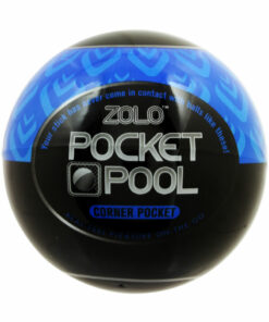 ZOLO Pocket Pool Corner Pocket Masturbator Sleeve - Blue