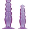 Crystal Jellies Anal Delight Trainer (2 Piece Kit) - Purple
