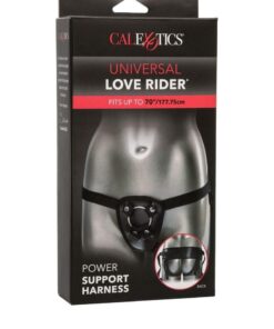 Love Rider Power Support Harness Adjustable Strap-On - Black