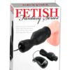 Fetish Fantasy Series Vibrating Head Teazer Sleeve with Bullet and Remote Control - Black