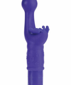 Butterfly Kiss Silicone Vibrator - Purple