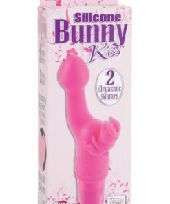 Bunny Kiss Silicone Vibrator - Pink
