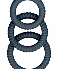 Ram Ultra Cocksweller Silicone Cock Rings - Black