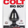 COLT Big Boy Silicone Butt Plug - Black