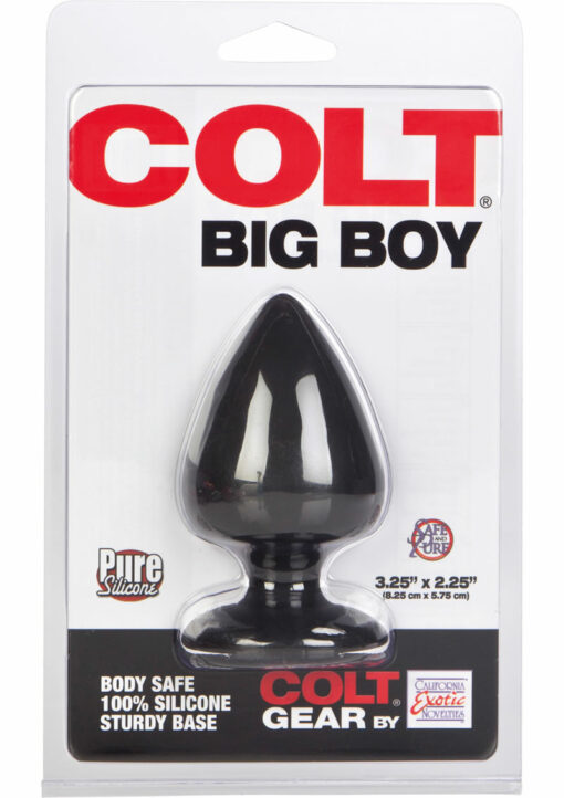 COLT Big Boy Silicone Butt Plug - Black