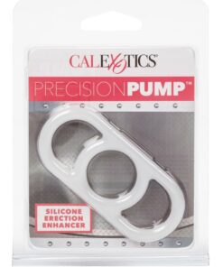 Precision Pump Erection Enhancer Silicone Cock Ring - Clear