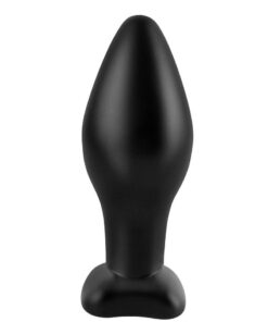 Anal Fantasy Collection Large Silicone Plug 4.25in - Black