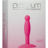 Platinum Premium Silicone - The Minis - Smooth - Small Anal Plug - Pink