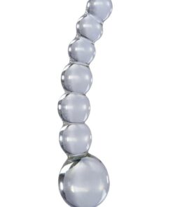 Icicles No 66 Beaded Anal Probe 4.75in - Clear