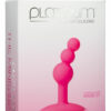 Platinum Premium Silicone - The Minis - Bubble - Small Anal Plug - Pink