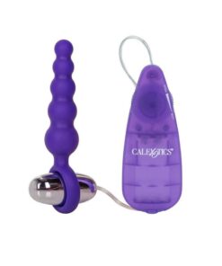 Booty Call Booty Shaker Silicone Vibrating Butt Plug with Remote Control - Purple