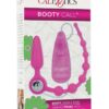 Booty Call Booty Double Dare Silicone Vibrating Butt Plug with Anal Beads - Pink