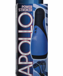 Apollo Power Stroker Masturbator 8.5in - Blue