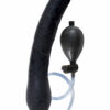 Ram Inflatable Latex Dildo 12in - Black