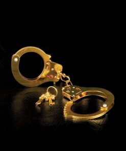 Fetish Fantasy Gold Metal Cuffs Gold