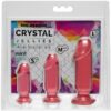 Crystal Jellies Anal Starter (3 Piece Kit) - Pink