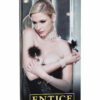 Entice Feather Nipplettes Nipple Clamps - Gold