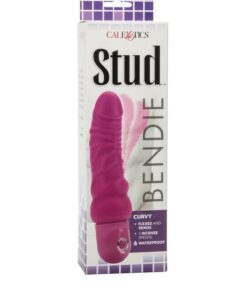 Bendie Stud Curvy Vibrator - Pink