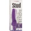 Bendie Stud Cliterrific Vibrator - Purple