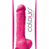 Colours Pleasures Silicone Dildo 5in - Pink