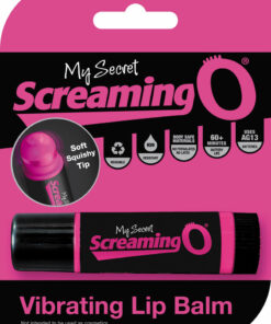 My Secret Vibrating Lip Balm Mini Vibrator - Pink/Black