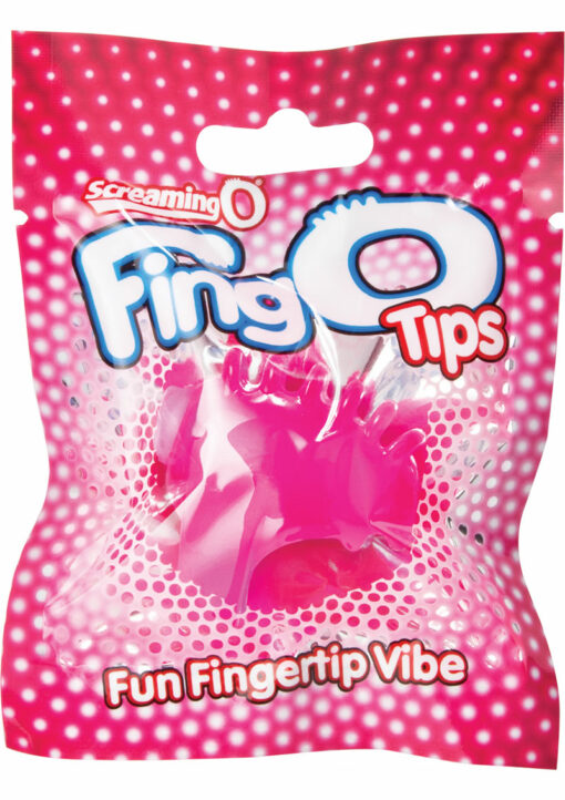 Fing O Tips Silicone Finger Massagers - Pink