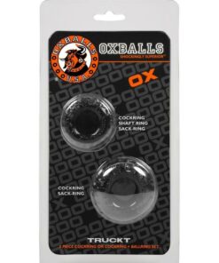 Oxballs Truckt Cock Ring (2 pack) - Black
