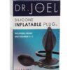 Dr. Joel Kaplan Silicone Inflatable Butt Plug - Black