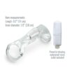 Fantasy X-Tensions Vibrating Cock Sling Sleeve Waterproof 5.5in - Clear