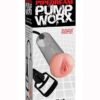 Pump Worx Fanta Flesh Pussy Penis Pump - Clear and Vanilla