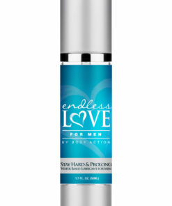 Endless Love For Men Stay Hard and Prolong Water Based Lubricant 1.7 oz