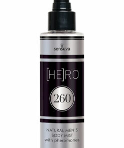 Hero 260 Natural Men`s Body Mist with Pheromones 4.2oz Spray